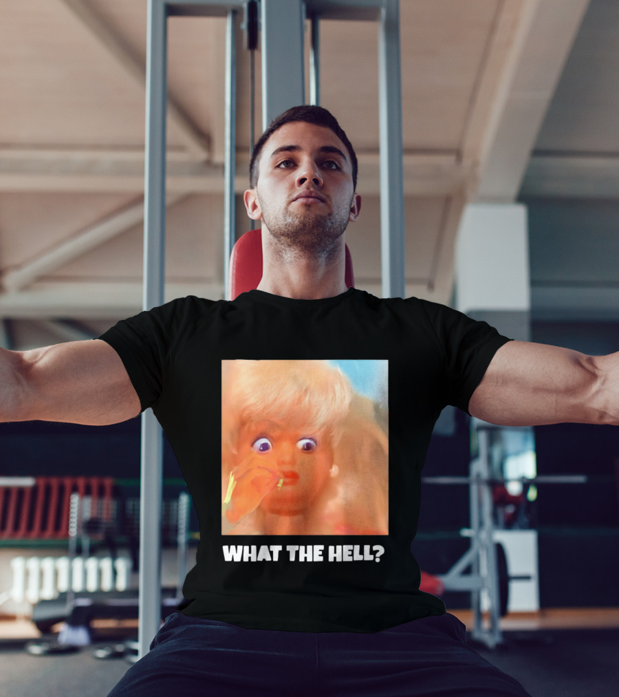 What The Hell Doll Meme Reaction Funny Expression T-Shirt