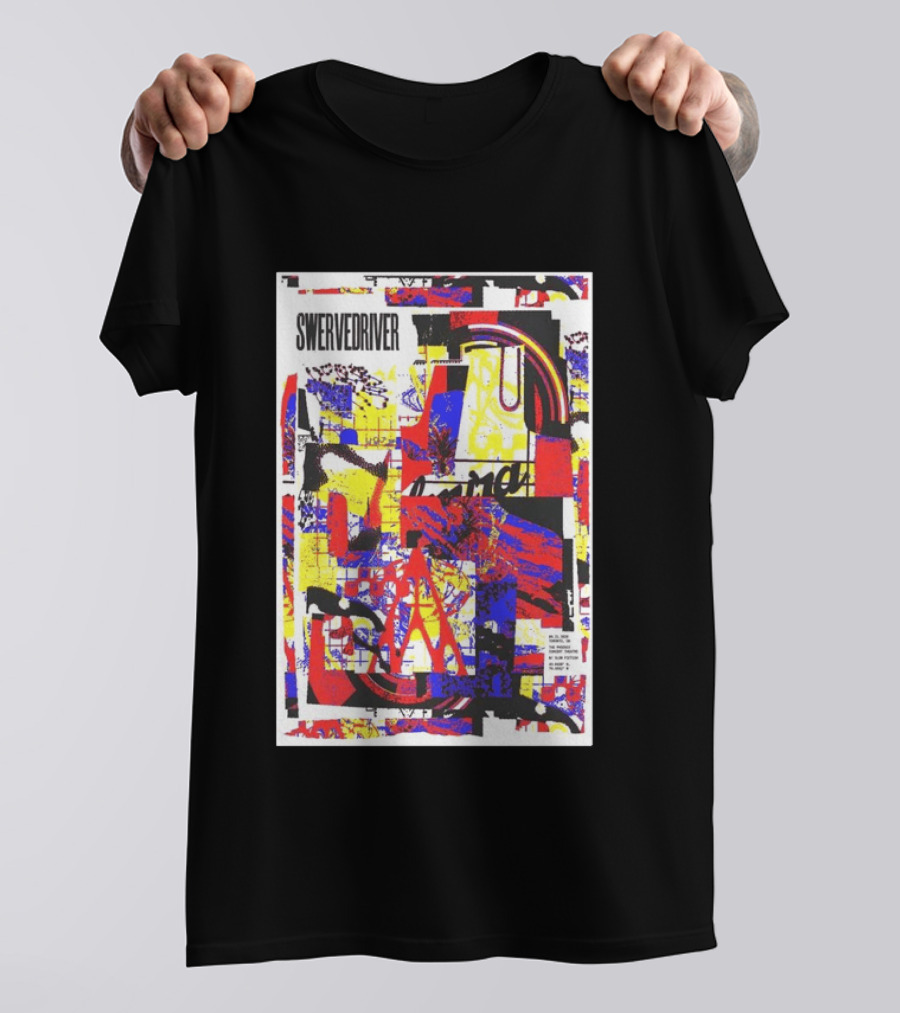 Swervedriver Phoenix Concert Theatre Toronto ON Aug 21 2026 Vibrant Abstract Collage T-Shirt