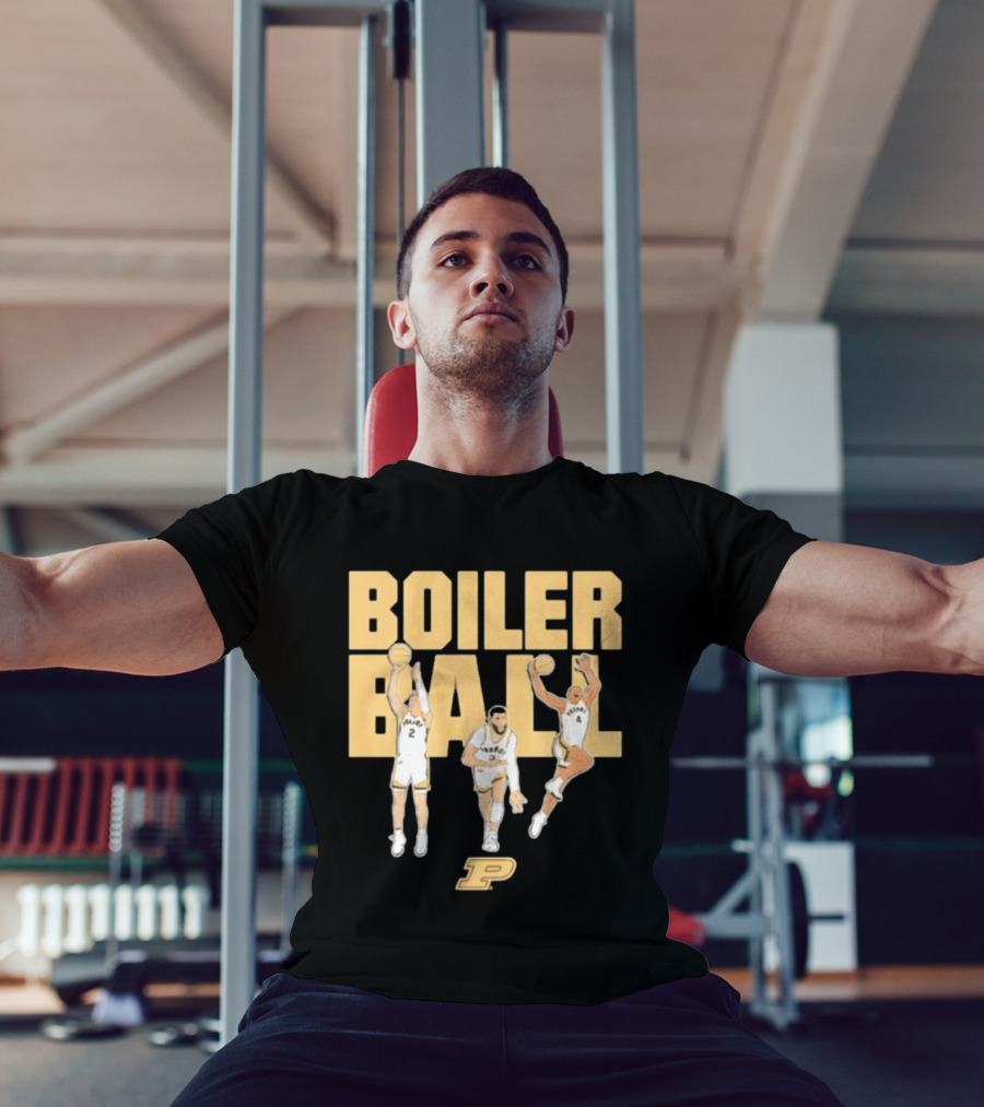 Braden Smith Fletcher Loyer Trey Kaufman Renn Purdue Basketball Boiler Ball T-Shirt