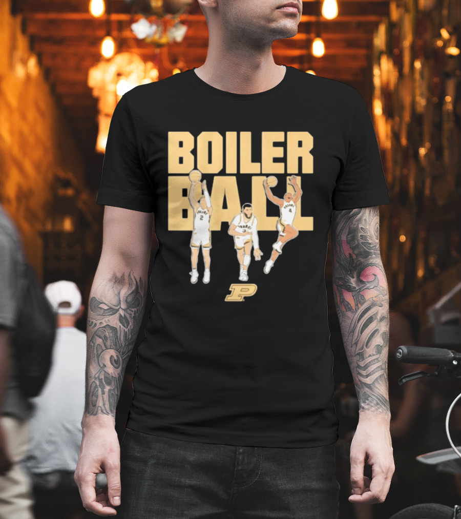 Braden Smith Fletcher Loyer Trey Kaufman Renn Purdue Basketball Boiler Ball T-Shirt