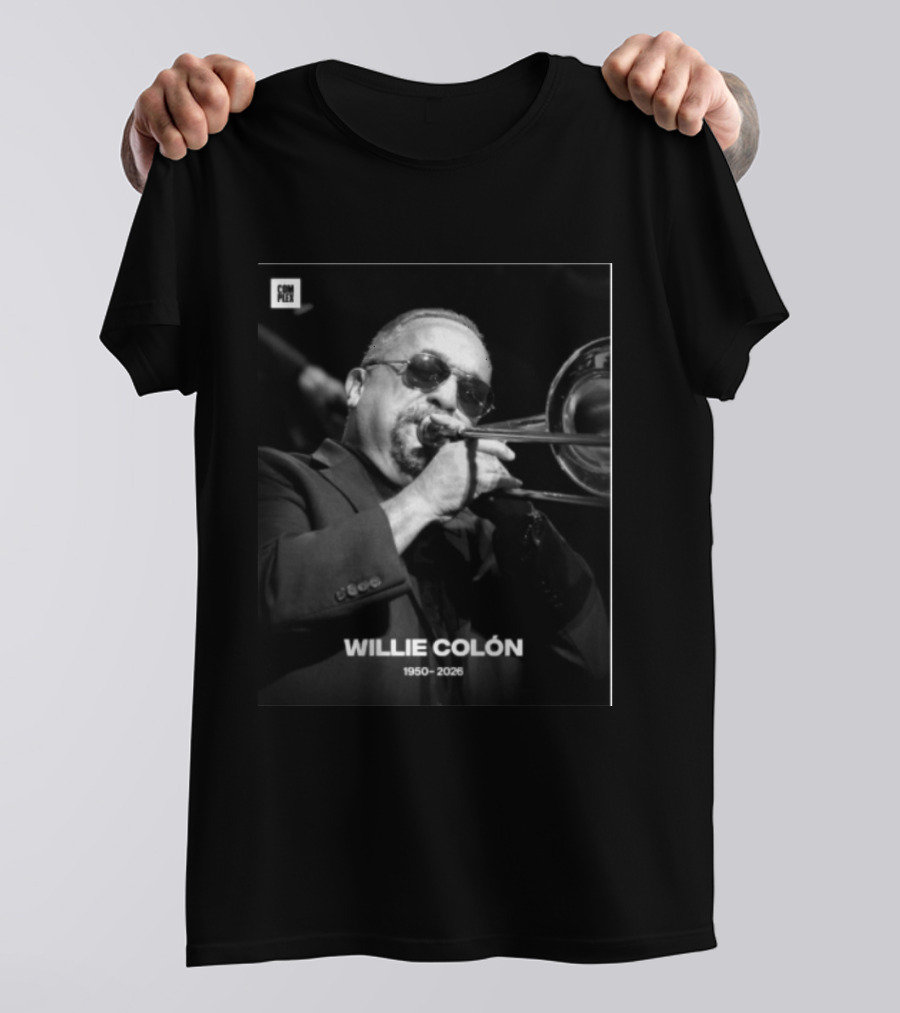 Willie Colón 1950 2026 Rest In Peace Salsa Giant T-Shirt