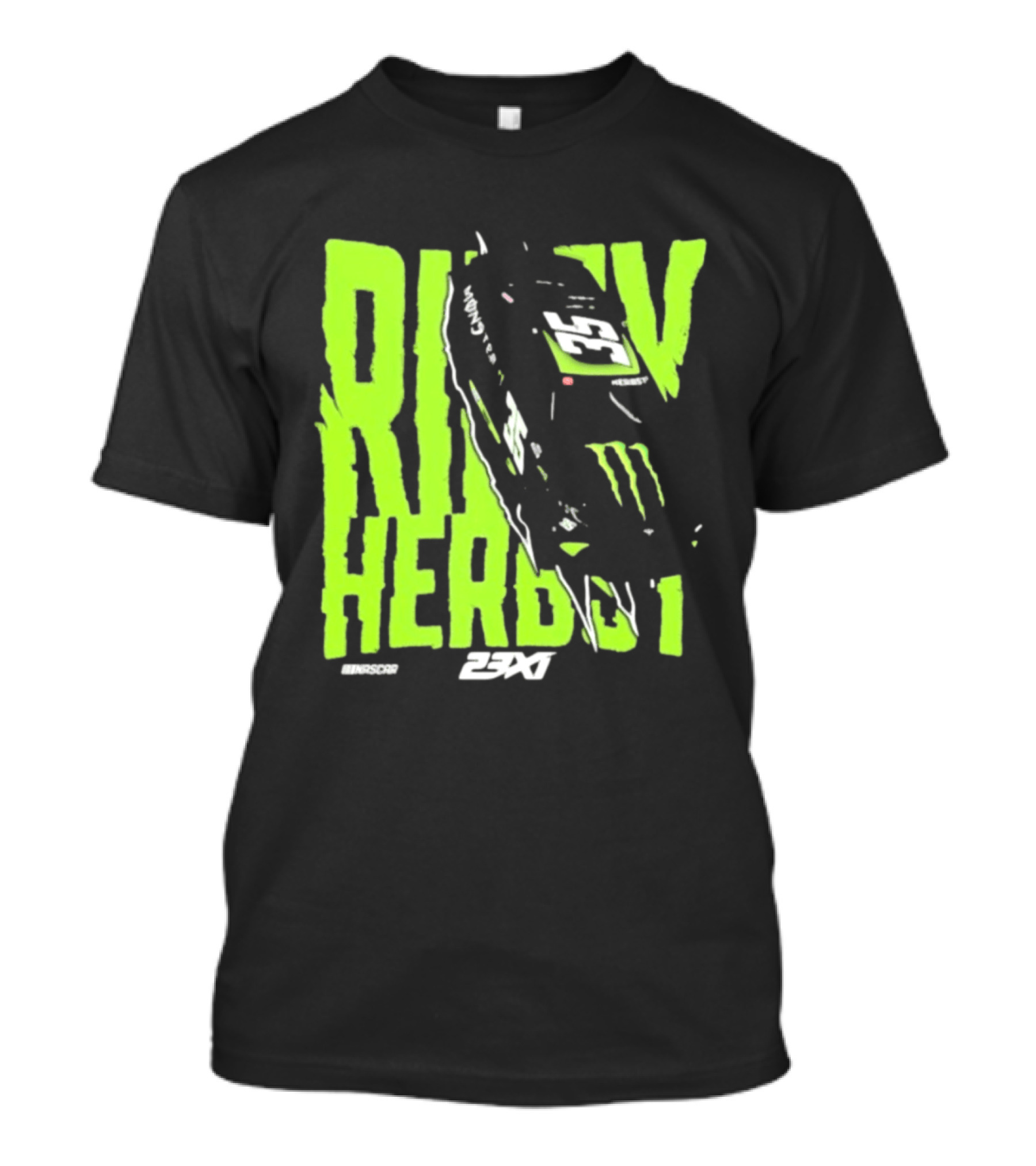 Riley Herbst 2023 23XI NASCAR Monster Energy Racing 98 T-Shirt