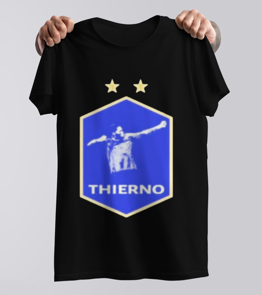 Thierno Barry Everton FC Two Stars Blue Crest T-Shirt