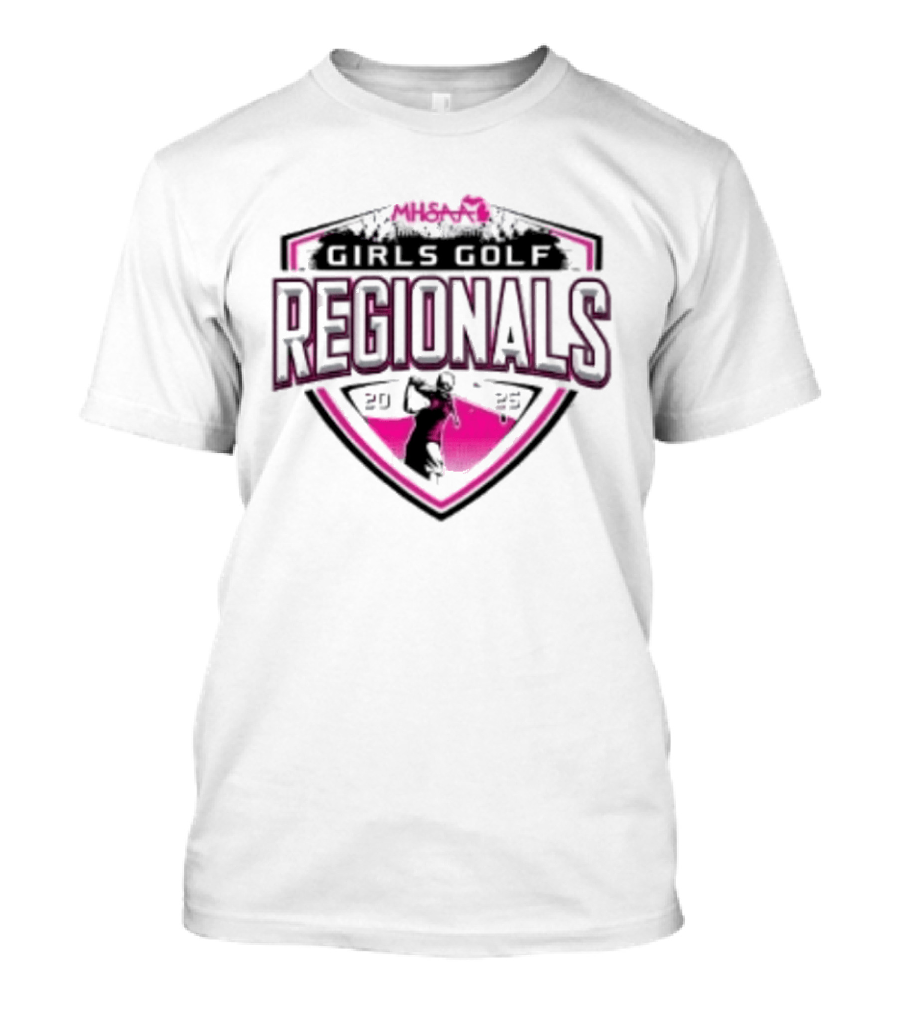 2025 MHSAA Girls Golf Regionals Championship T-Shirt