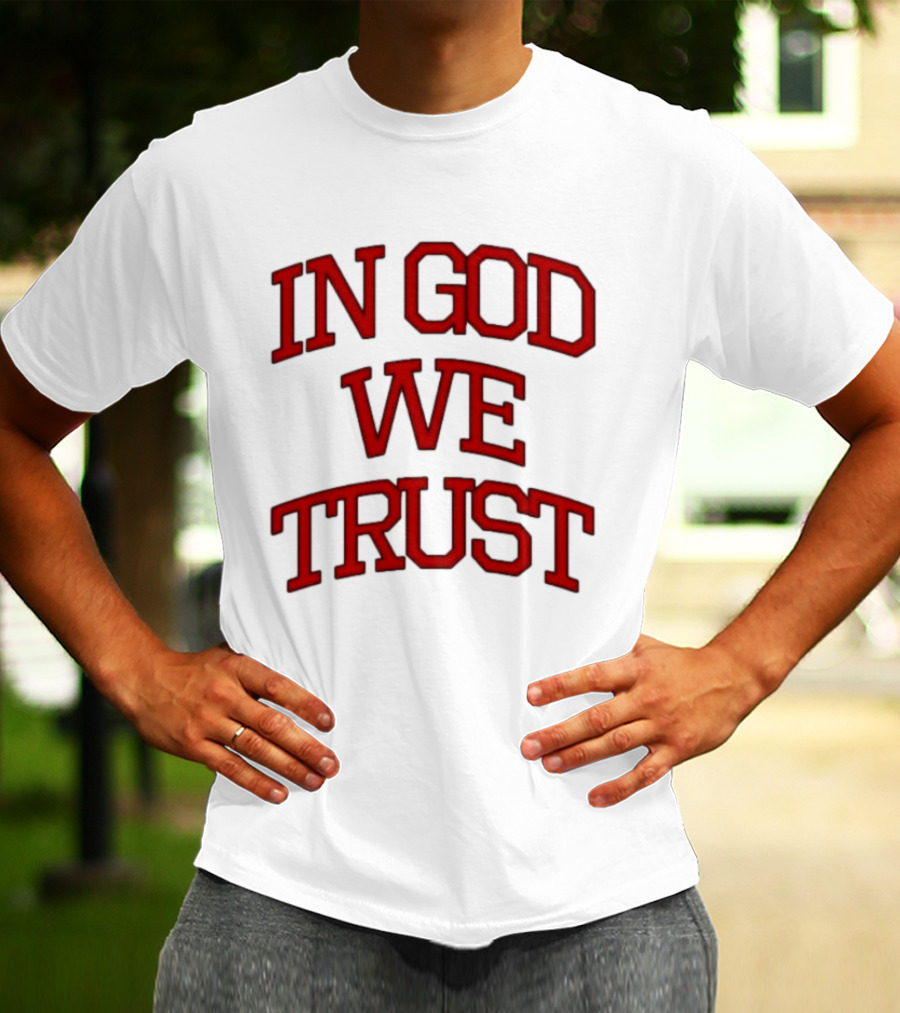 In God We Trust Bold Red T-Shirt