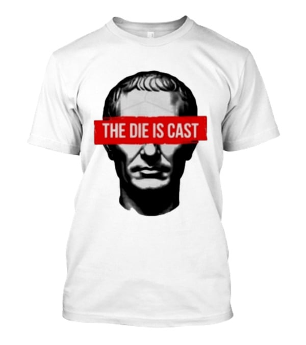 Julius Caesar The Die Is Cast Roman Historical Bust T-Shirt