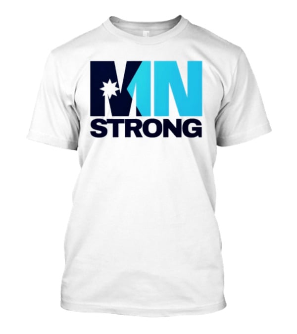 MN Strong Minneapolis Minnesota Kiss Cut Star T-Shirt