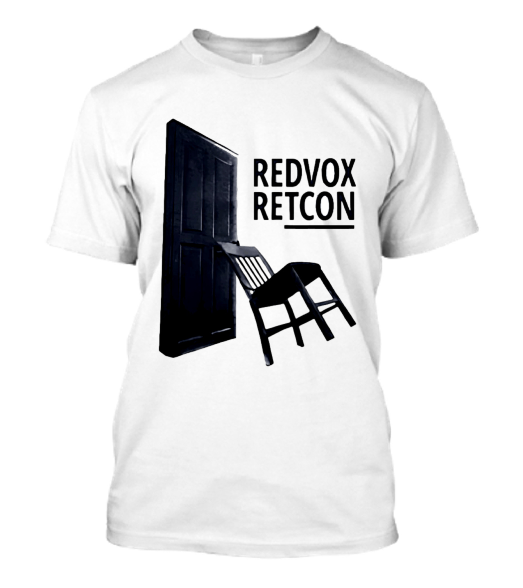 Red Vox Retcon Album Door And Chair T-Shirt