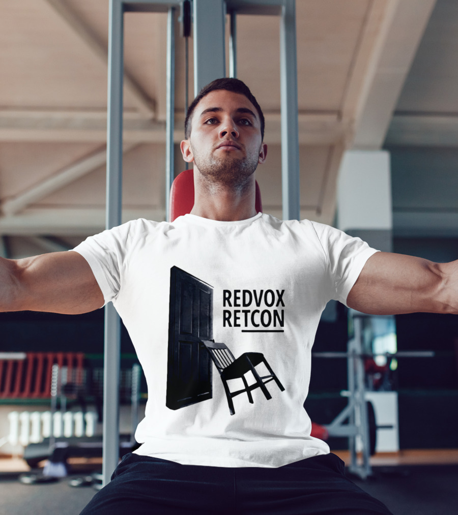 Red Vox Retcon Album Door And Chair T-Shirt