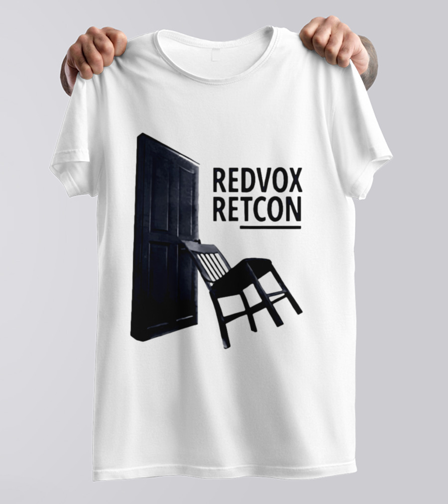 Red Vox Retcon Album Door And Chair T-Shirt