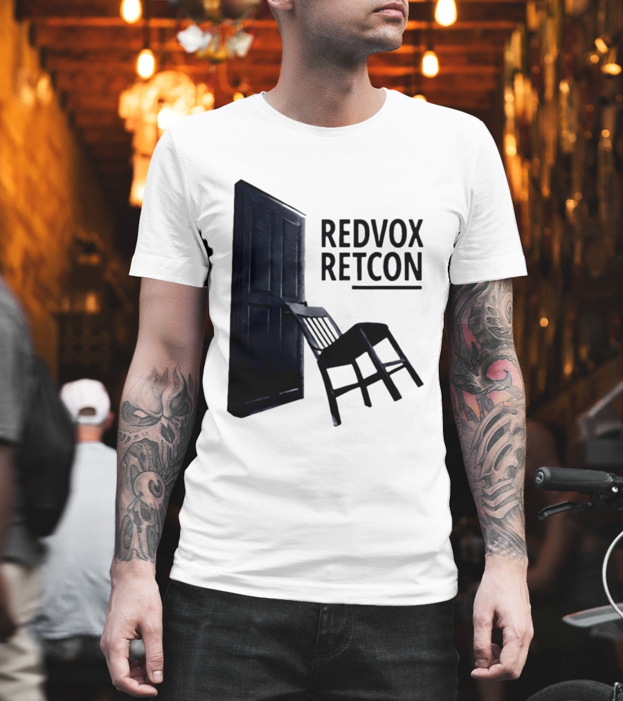 Red Vox Retcon Album Door And Chair T-Shirt