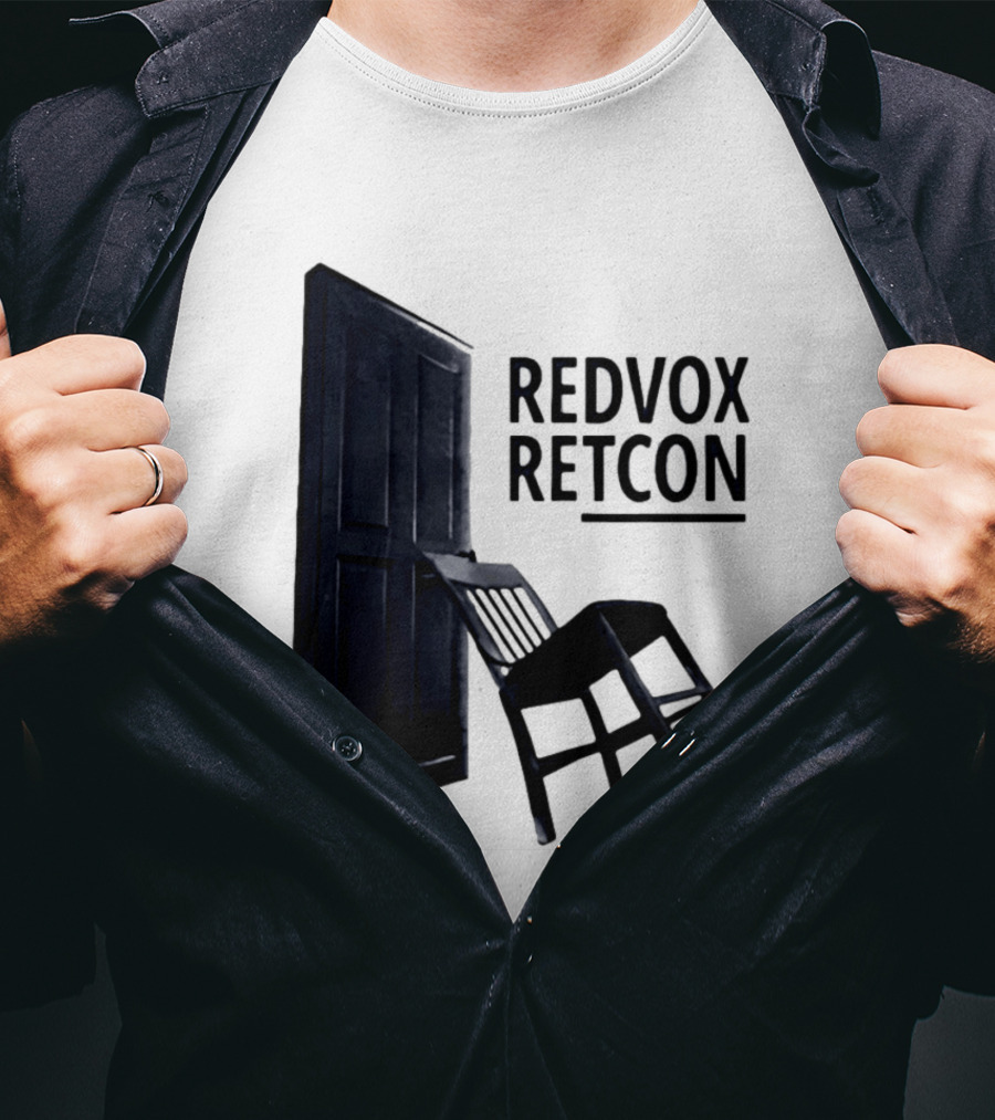 Red Vox Retcon Album Door And Chair T-Shirt