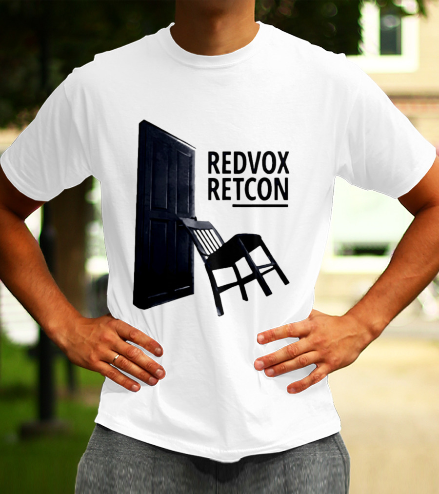 Red Vox Retcon Album Door And Chair T-Shirt