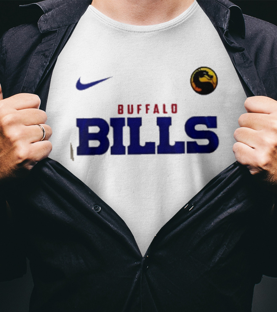 Nike Sub Zero Buffalo Bills Mortal Kombat Crossover Freeze Your Soul T-Shirt