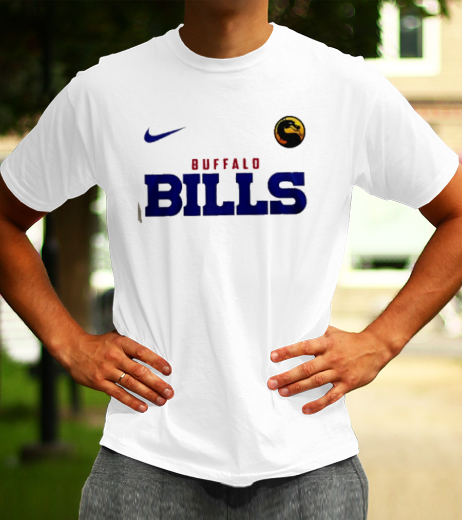 Nike Sub Zero Buffalo Bills Mortal Kombat Crossover Freeze Your Soul T-Shirt