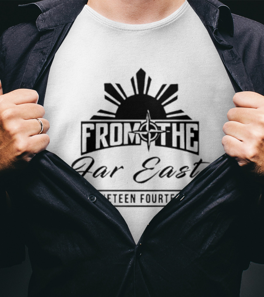 From The Far East Nineteen Fourteen Sunburst Star T-Shirt