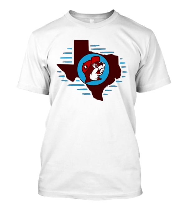 Buc Ees Texas Beaver Icon State Outline Trending T-Shirt