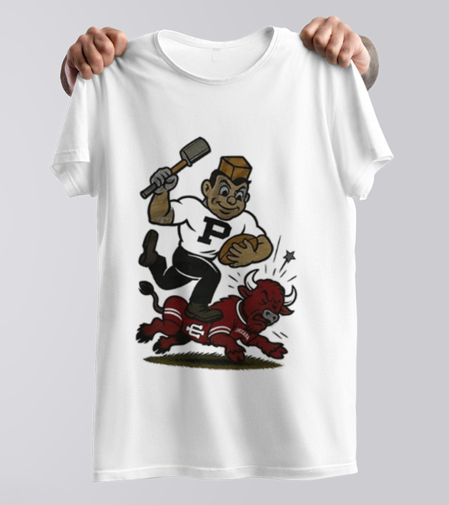 Purdue Boilermakers Crush Indiana Hoosiers NCAA Football Rivalry Victory T-Shirt