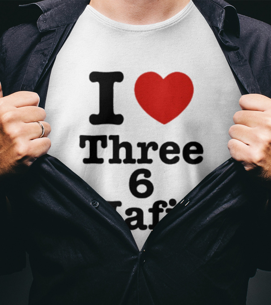 I Love Three 6 Mafia Trendsetter T-Shirt