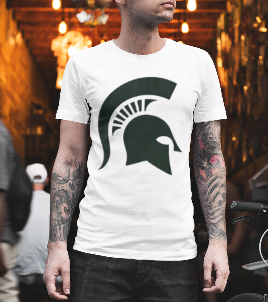 Michigan State Spartans Primary 2025 Iconic Spartan Helmet Trendy T-Shirt