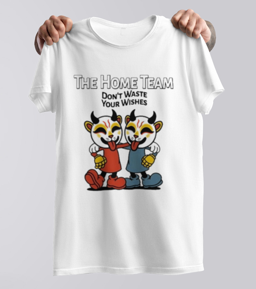 The Home Team Don't Waste Your Wishes Cuphead Tie Dye T-Shirt