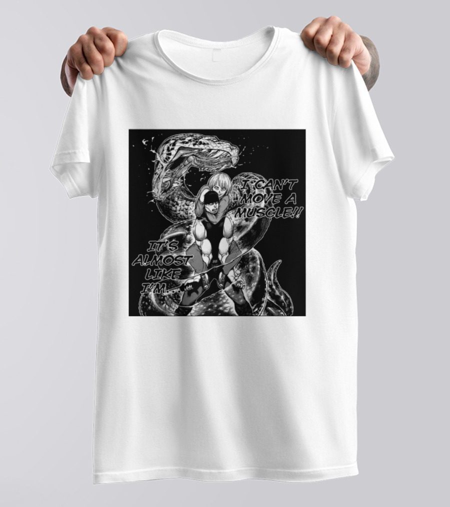 I Can't Move A Muscle It's Almost Like I'm Imai Cosmo Manga Snake Scene T-Shirt
