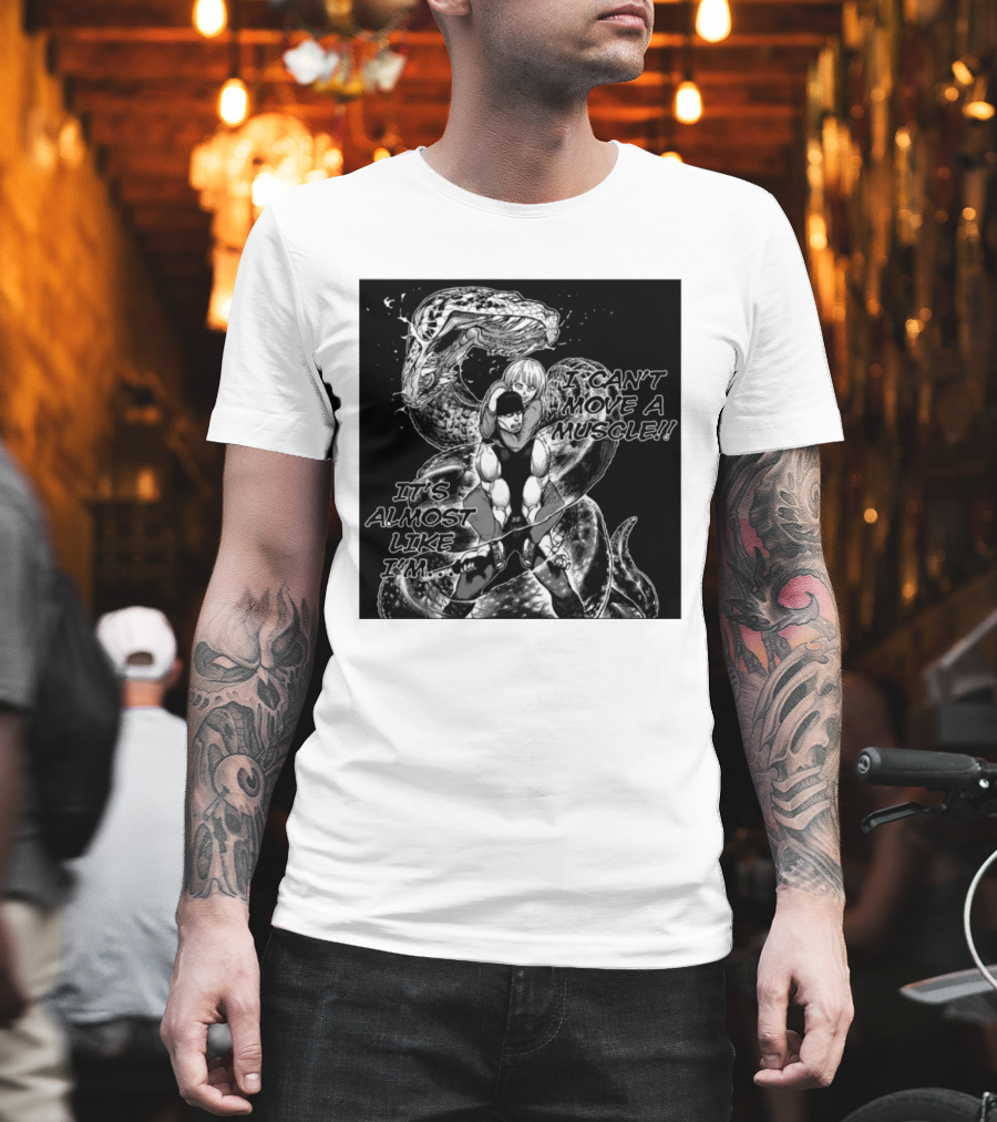 I Can't Move A Muscle It's Almost Like I'm Imai Cosmo Manga Snake Scene T-Shirt