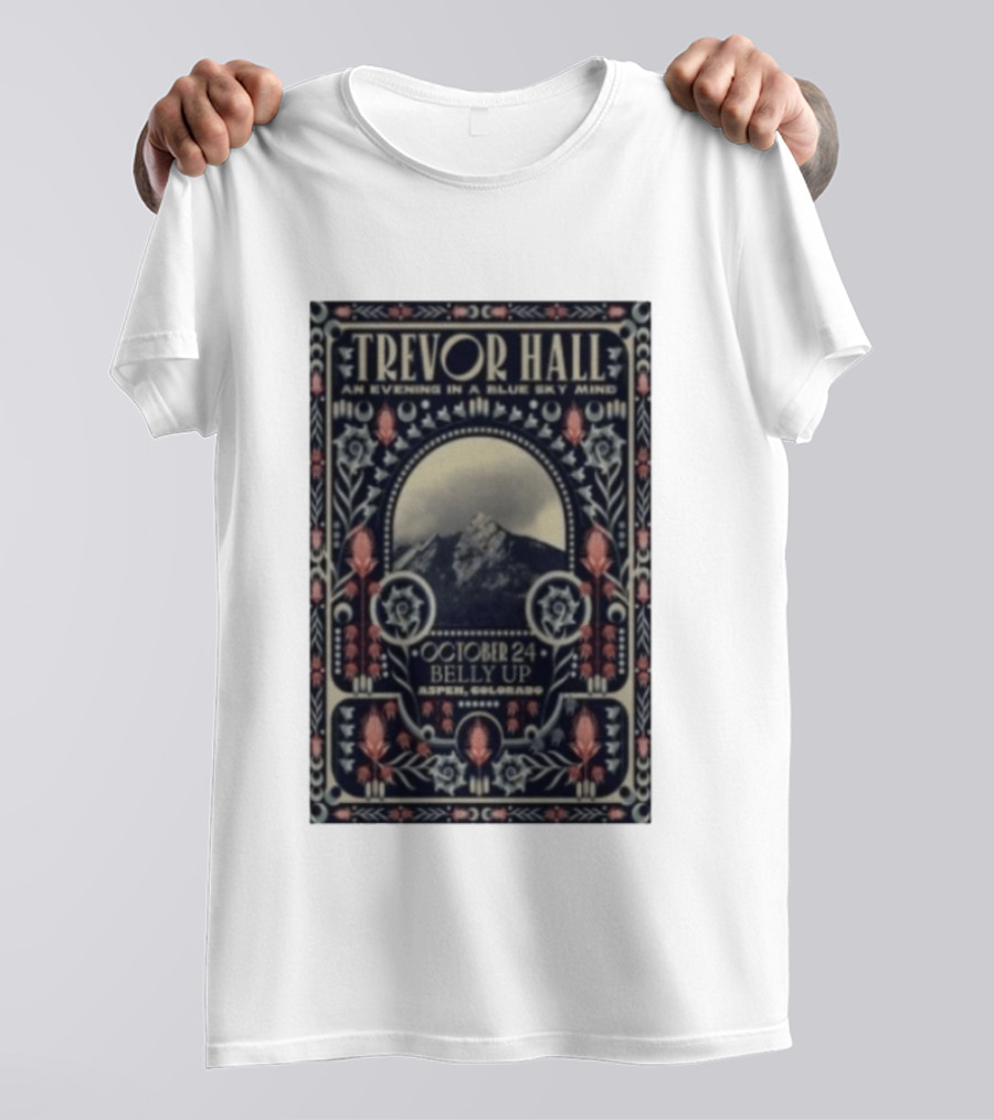 Trevor Hall An Evening In A Blue Sky Mind At Belly Up Aspen Colorado October 24 2025 T-Shirt