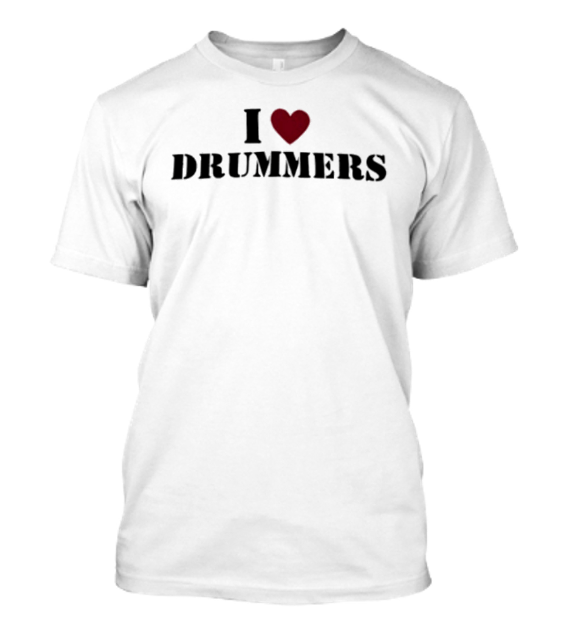 I Heart Drummers Passion Music T-Shirt