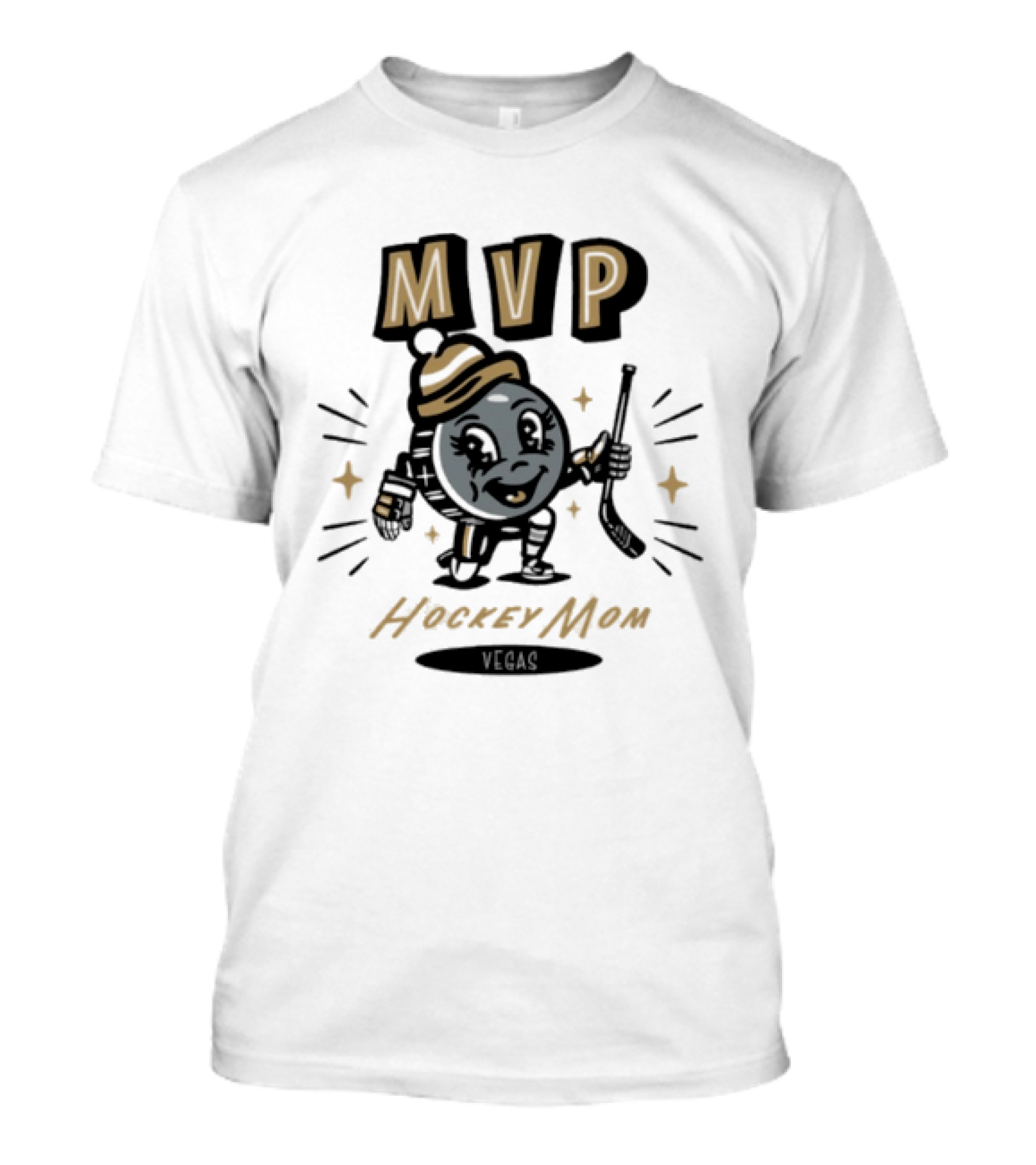 Original Vegas Golden Knights MVP Hockey Mom 2025 T-Shirt
