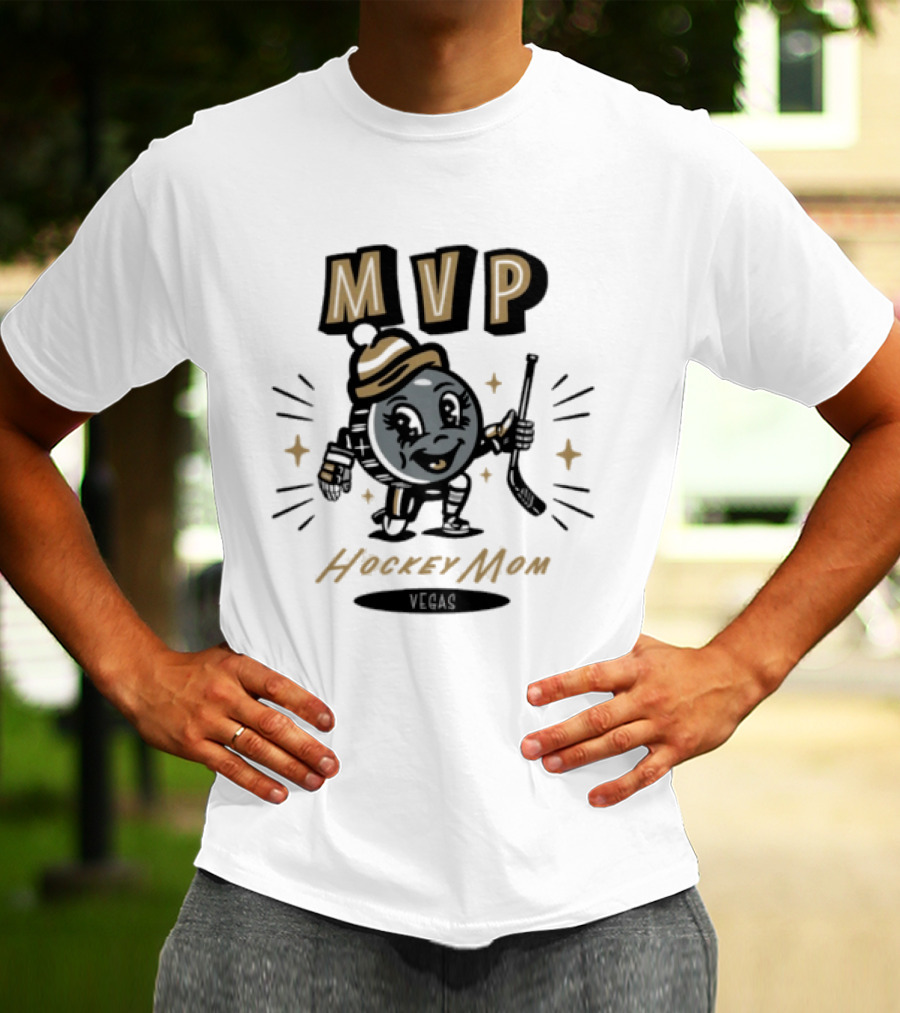Original Vegas Golden Knights MVP Hockey Mom 2025 T-Shirt