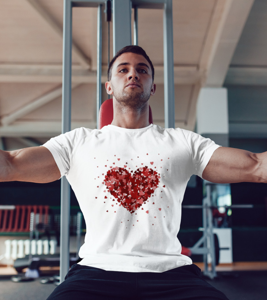 Romantic Valentine Tiny Hearts Xoxo Love T-Shirt