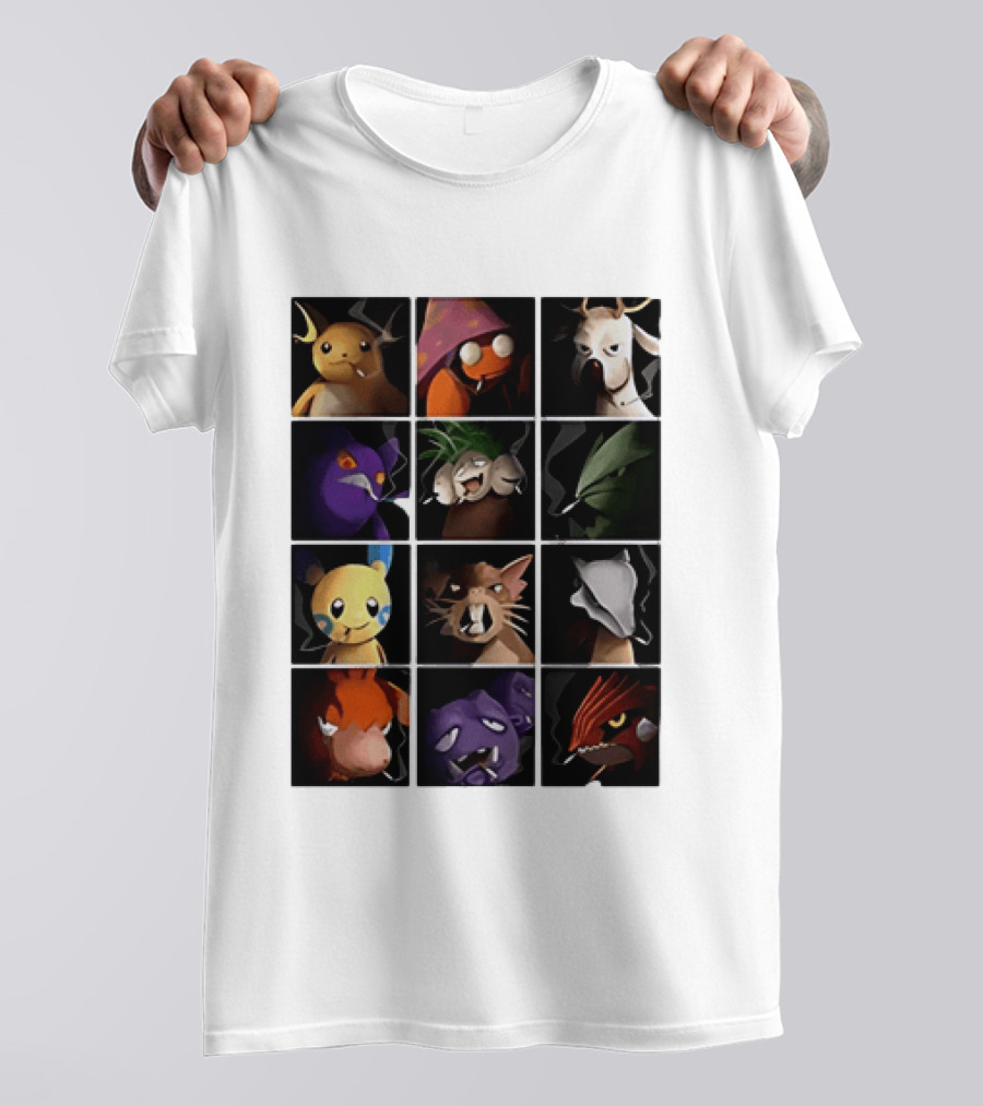 Pokemon Characters It Looks Just As Stupid When You Do It Smoking T-Shirt
