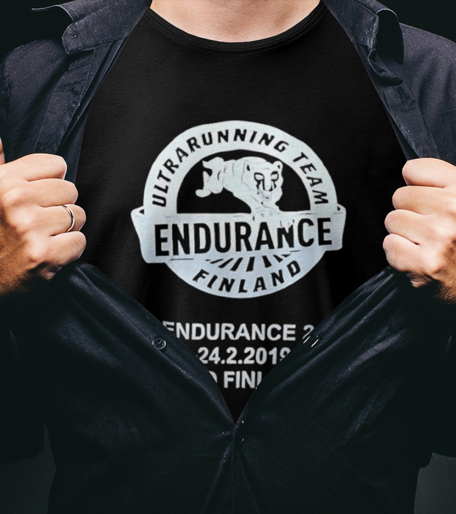 Endurance Finland Ultrarunning Team 12th 24h 23 24.2.2019 Espoo Finland T-Shirt