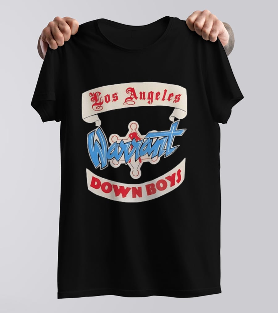 Los Angeles Warrant Down Boys Iconic Music Group T-Shirt