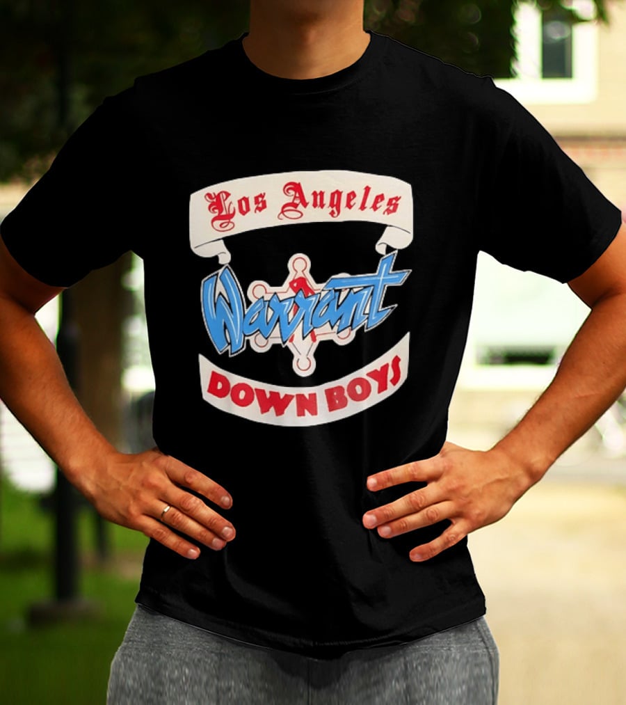 Los Angeles Warrant Down Boys Iconic Music Group T-Shirt
