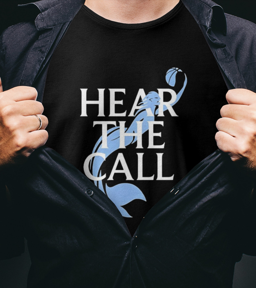 Hear The Call Mermaid Basketball Sports T-Shirt