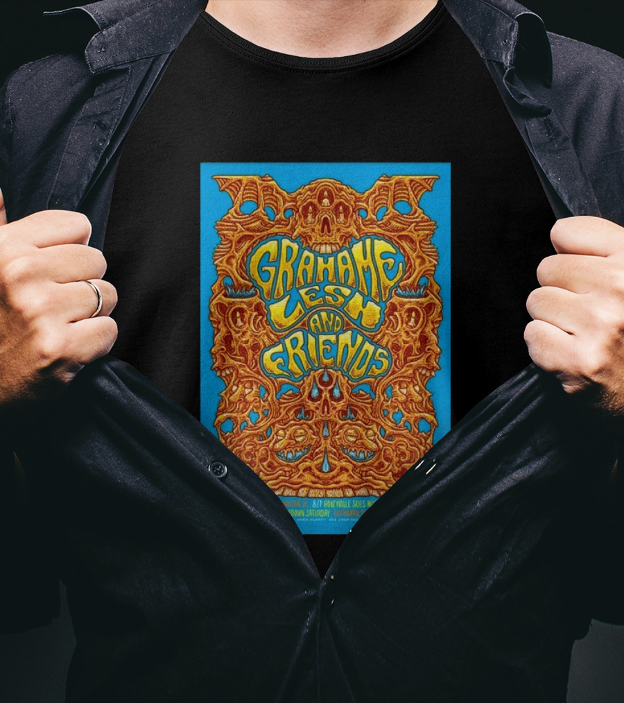 Grahame Lesh And Friends Tour August 2026 Hamilton Annapolis Ridgefield Buchanan Common Garcia's T-Shirt