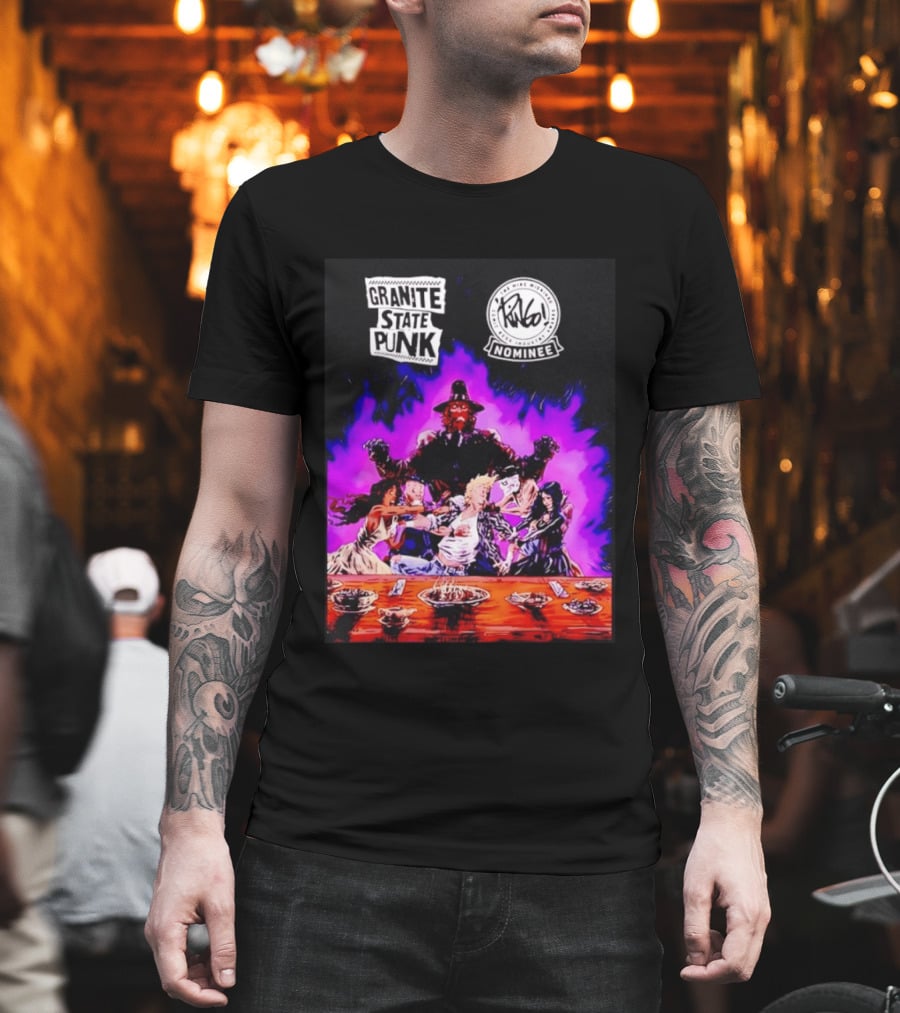 Granite State Punk Mike Wieringo Comic Book Industry Awards Nominee Vibrant Comic T-Shirt