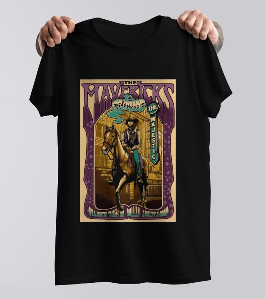 The Mavericks Majestic Theatre Dallas August 8 2026 Tour T-Shirt