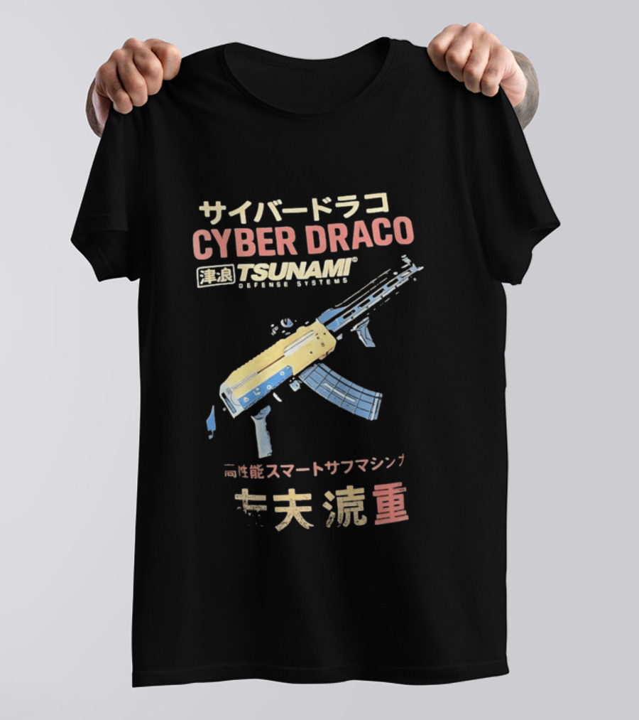 CYBER DRACO TSUNAMI Defense Systems Zastava M92 T-Shirt