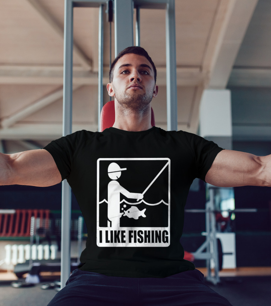 I Like Fishing Fisherman Angler Catching Fish T-Shirt