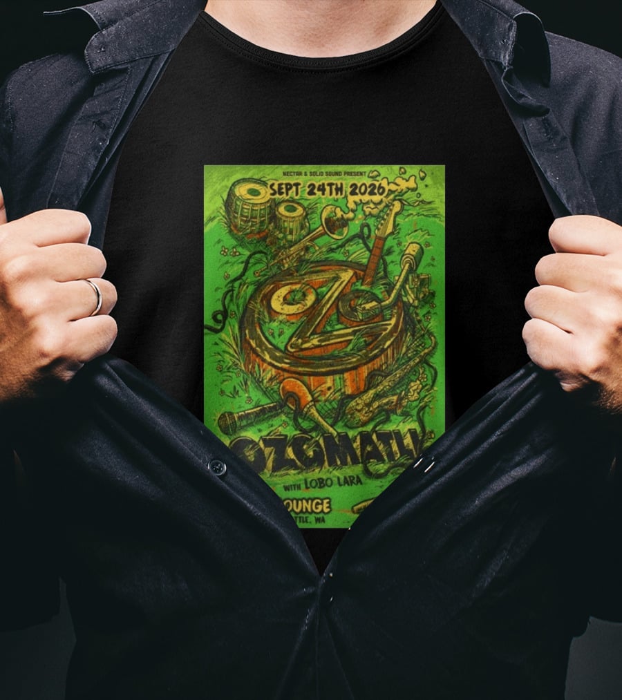 Ozomatli At Nectar Lounge Seattle With Lobo Lara September 24th 2026 T-Shirt