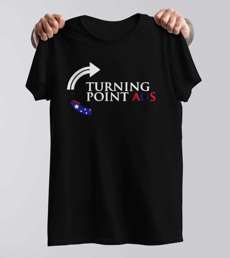 Turning Point AUS Boomerang Arrow Flag T-Shirt