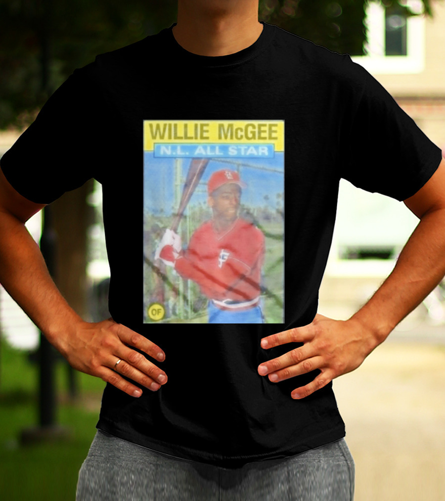 WILLIE McGEE N.L. ALL STAR OF T-Shirt