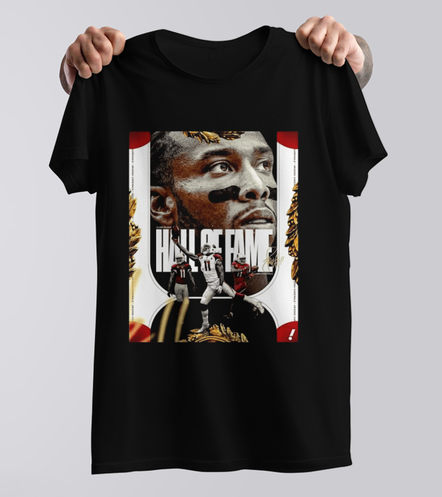 Larry Fitzgerald Hall Of Fame Class Of 2026 Legendary NFL Wide Receiver T-Shirt
