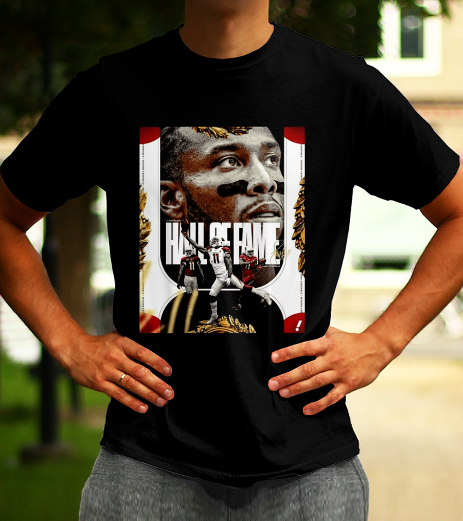 Larry Fitzgerald Hall Of Fame Class Of 2026 Legendary NFL Wide Receiver T-Shirt