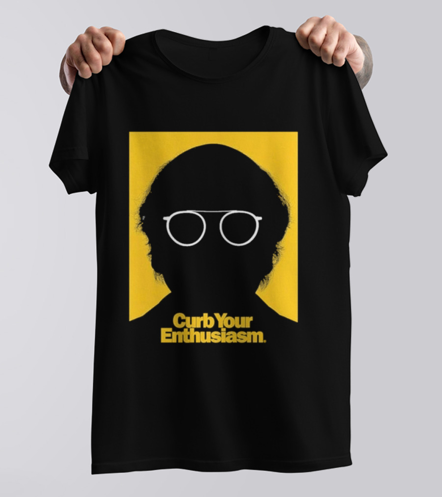 Curb Your Enthusiasm Larry David Silhouette Glasses T-Shirt