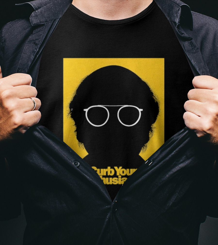 Curb Your Enthusiasm Larry David Silhouette Glasses T-Shirt