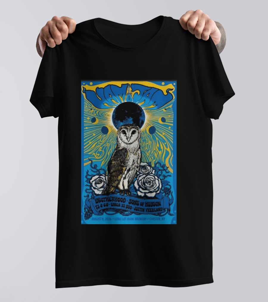 Vampay August 8 2026 Brotherhood Sons Of Hudson Long Lot Farm Chester NY & Co Circa 22 Duo Justin Vreeland T-Shirt